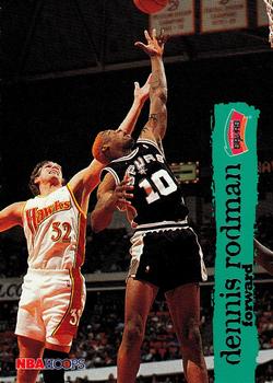 #150 Dennis Rodman - San Antonio Spurs - 1995-96 Hoops Basketball
