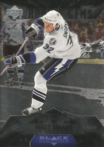 #150 Matt Smaby - Tampa Bay Lightning - 2007-08 Upper Deck Black Diamond Hockey