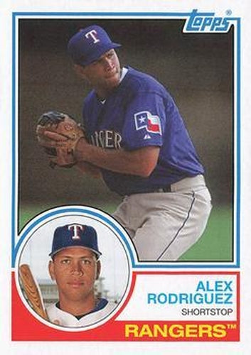 #150 Alex Rodriguez - Texas Rangers - 2021 Topps Archives Baseball