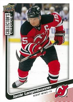#150 Jamie Langenbrunner - New Jersey Devils - 2009-10 Collector's Choice Hockey