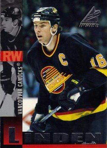 #150 Trevor Linden - Vancouver Canucks - 1997-98 Pinnacle Inside Hockey