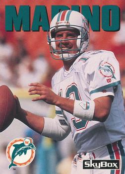 #150 Dan Marino - Miami Dolphins - 1992 SkyBox Impact Football