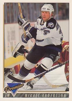 #150 Mikael Andersson - Tampa Bay Lightning - 1993-94 Topps Premier Hockey