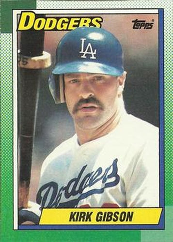 #150 Kirk Gibson - Los Angeles Dodgers - 1990 Topps Baseball