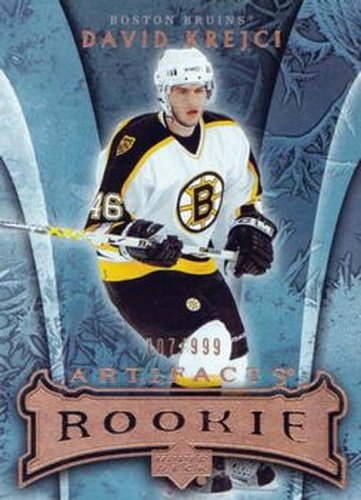 #150 David Krejci - Boston Bruins - 2007-08 Upper Deck Artifacts Hockey