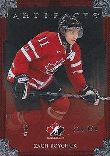 #150 Zach Boychuk - Canada - 2013-14 Upper Deck Artifacts Hockey