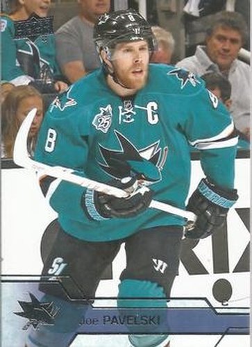 #150 Joe Pavelski - San Jose Sharks - 2016-17 Upper Deck Hockey