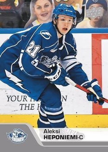 #150 Aleksi Heponiemi - Syracuse Crunch - 2020-21 Upper Deck AHL Hockey