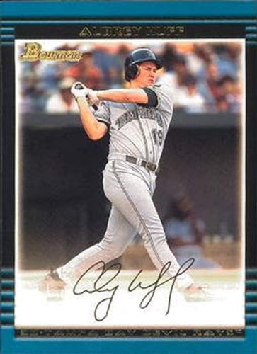 #150 Aubrey Huff - Tampa Bay Devil Rays - 2002 Bowman Baseball