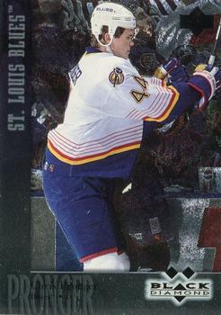 #150 Chris Pronger - St. Louis Blues - 1996-97 Upper Deck Black Diamond Hockey