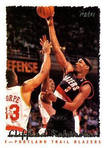 #150 Clifford Robinson - Portland Trail Blazers - 1994-95 Topps Basketball