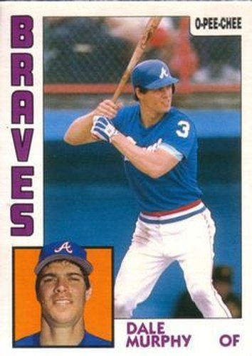 #150 Dale Murphy - Atlanta Braves - 1984 O-Pee-Chee Baseball