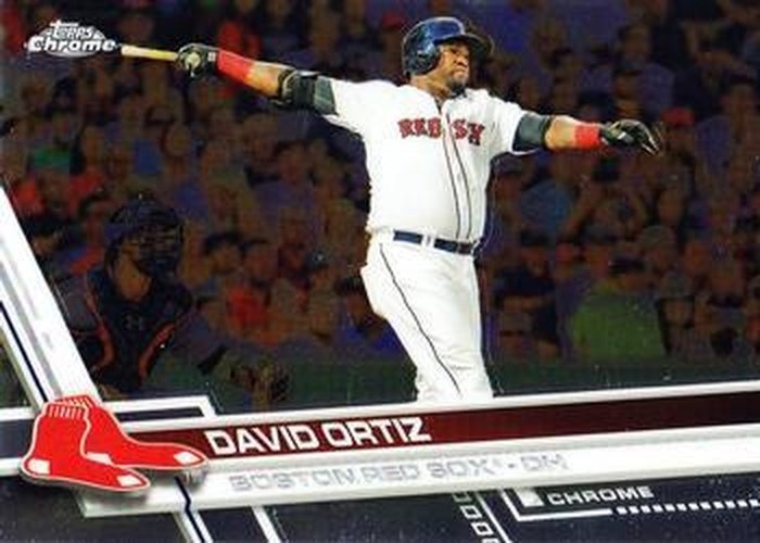 #150 David Ortiz - Boston Red Sox - 2017 Topps Chrome Baseball