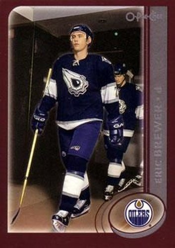 #150 Eric Brewer - Edmonton Oilers - 2002-03 O-Pee-Chee Hockey