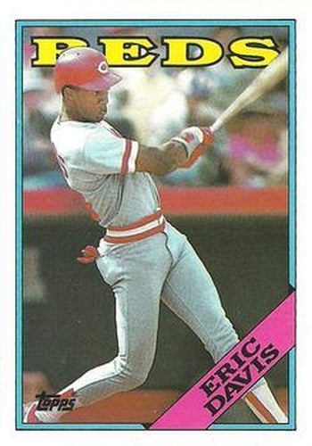 #150 Eric Davis - Cincinnati Reds - 1988 Topps Baseball