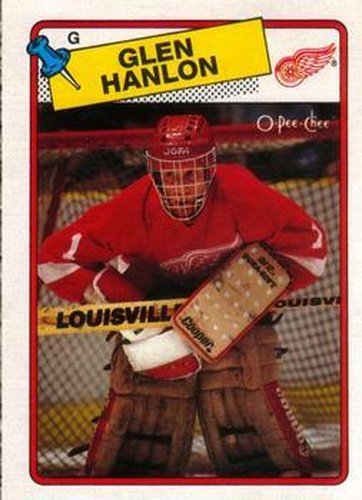 #150 Glen Hanlon - Detroit Red Wings - 1988-89 O-Pee-Chee Hockey