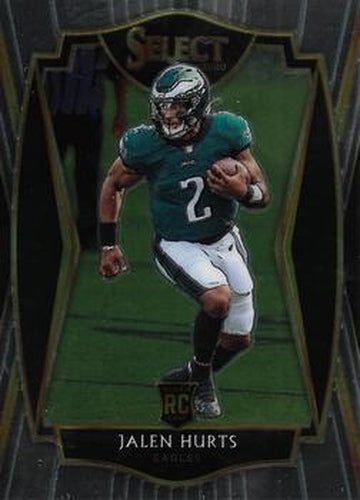 #150 Jalen Hurts - Philadelphia Eagles - 2020 Panini Select Football