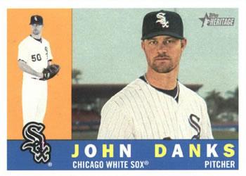 #150 John Danks - Chicago White Sox - 2009 Topps Heritage Baseball