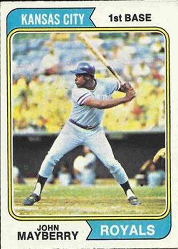 #150 John Mayberry - Kansas City Royals - 1974 Topps Baseball