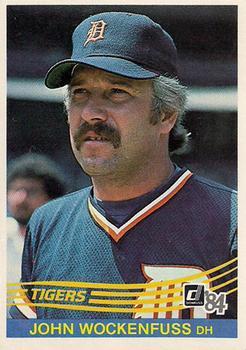 #150 John Wockenfuss - Detroit Tigers - 1984 Donruss Baseball