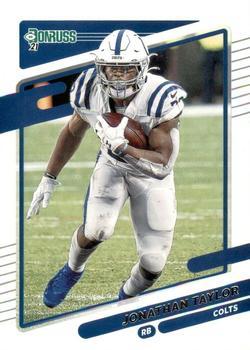 #150 Jonathan Taylor - Indianapolis Colts - 2021 Donruss Football