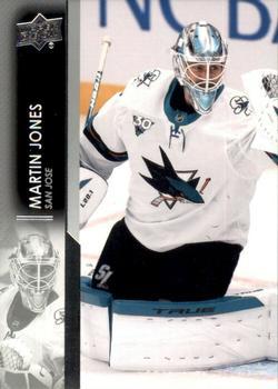 #150 Martin Jones - San Jose Sharks - 2021-22 Upper Deck Hockey