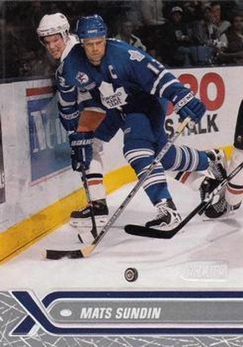 #150 Mats Sundin - Toronto Maple Leafs - 2000-01 Stadium Club Hockey