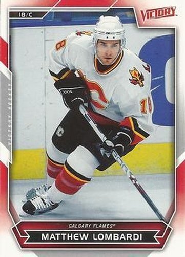 #150 Matthew Lombardi - Calgary Flames - 2007-08 Upper Deck Victory Hockey