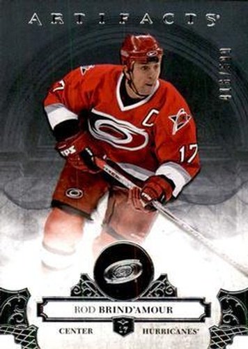 #150 Rod Brind'Amour - Carolina Hurricanes - 2017-18 Upper Deck Artifacts Hockey