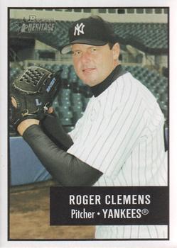 #150 Roger Clemens - New York Yankees - 2003 Bowman Heritage Baseball