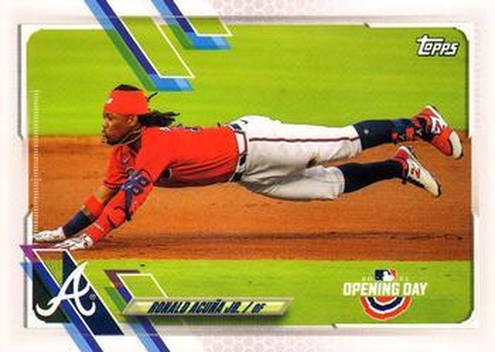 #150 Ronald Acu–a Jr. - Atlanta Braves - 2021 Topps Opening Day Baseball