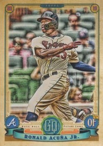#150 Ronald Acuña Jr. - Atlanta Braves - 2019 Topps Gypsy Queen Baseball