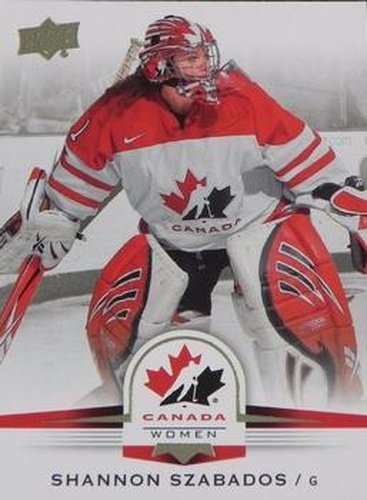 #150 Shannon Szabados - Canada - 2014-15 Upper Deck Team Canada Juniors Hockey