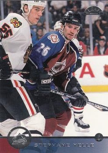 #150 Stephane Yelle - Colorado Avalanche - 1996-97 Leaf Hockey