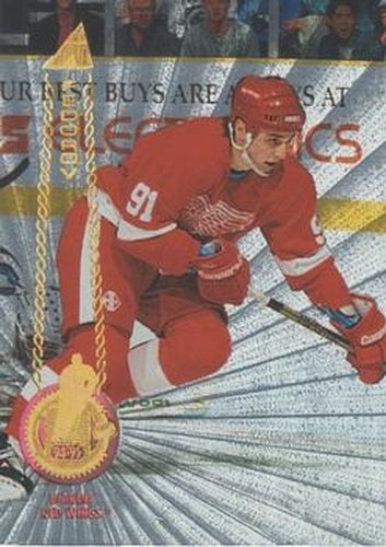 #150 Sergei Fedorov - Detroit Red Wings - 1994-95 Pinnacle Hockey - Rink Collection