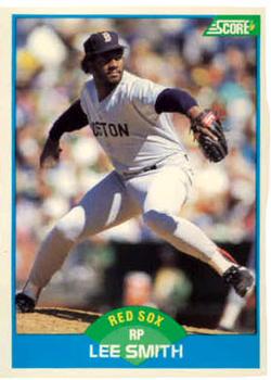 #150 Lee Smith - Boston Red Sox - 1989 Score Baseball