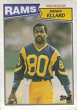 #150 Henry Ellard - Los Angeles Rams - 1987 Topps Football