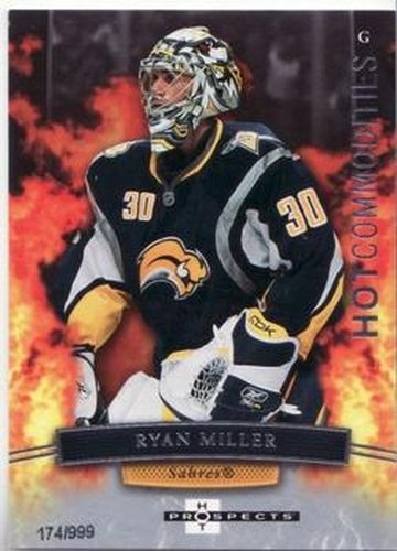 #150 Ryan Miller - Buffalo Sabres - 2007-08 Fleer Hot Prospects Hockey