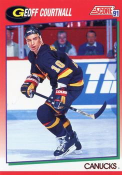 #150 Geoff Courtnall - Vancouver Canucks - 1991-92 Score Canadian Hockey