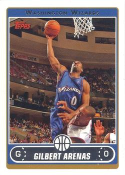 #150 Gilbert Arenas - Washington Wizards - 2006-07 Topps Basketball