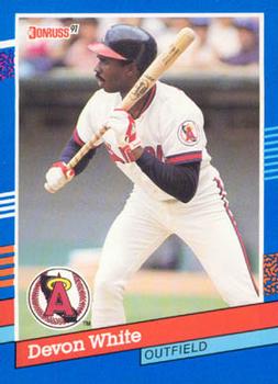 #150 Devon White - California Angels - 1991 Donruss Baseball