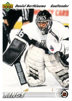 #150 Daniel Berthiaume - Los Angeles Kings - 1991-92 Upper Deck Hockey