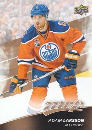 #150 Adam Larsson - Edmonton Oilers - 2017-18 Upper Deck MVP Hockey