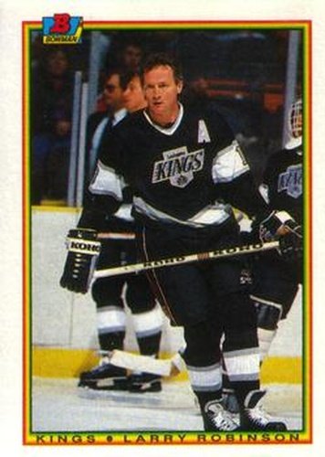 #150 Larry Robinson - Los Angeles Kings - 1990-91 Bowman Hockey