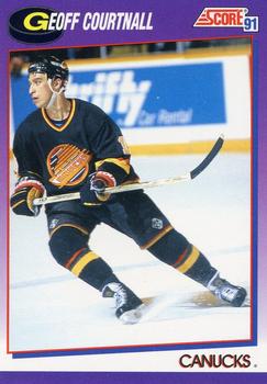 #150 Geoff Courtnall - Vancouver Canucks - 1991-92 Score American Hockey
