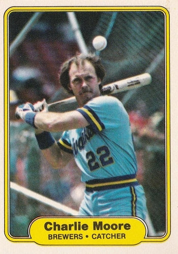 #150 Charlie Moore - Milwaukee Brewers - 1982 Fleer Baseball