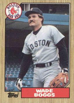 #150 Wade Boggs - Boston Red Sox - 1987 Topps Baseball