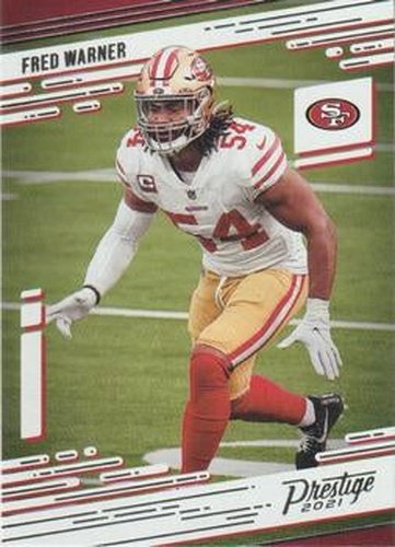 #150 Fred Warner - San Francisco 49ers - 2021 Panini Prestige Football