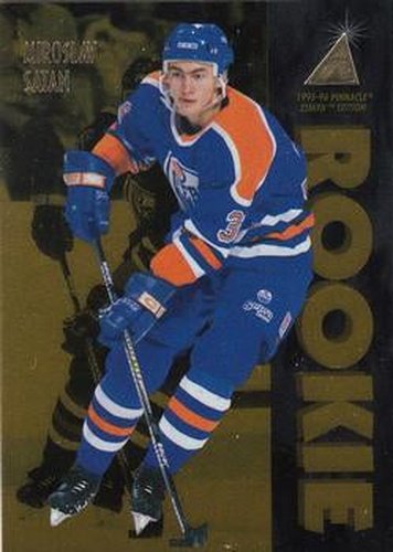 #150 Miroslav Satan - Edmonton Oilers - 1995-96 Zenith Hockey