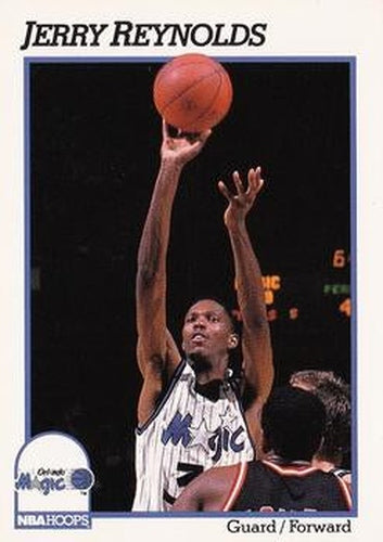 #150 Jerry Reynolds - Orlando Magic - 1991-92 Hoops Basketball